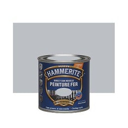 Peinture fer Hammerite Direct sur Rouille Brillant Argent 025L