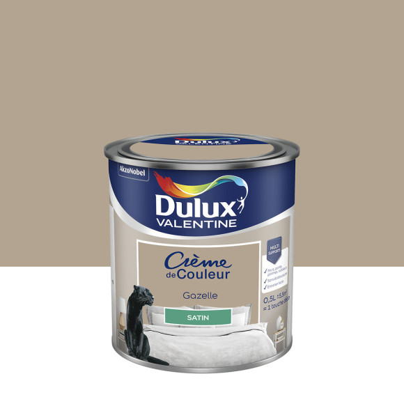 Peinture Crème de Couleur - Gazelle ® - Satin - 05L