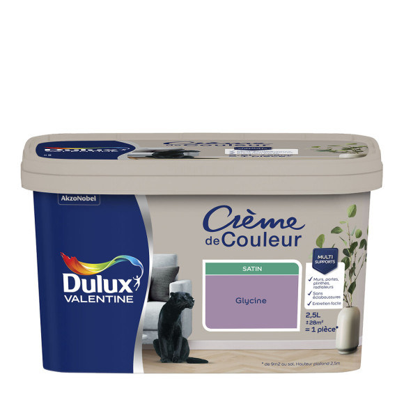 Peinture Crème de Couleur - Glycine - Satin - 25L