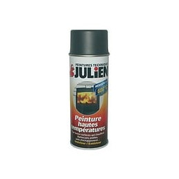 Peinture HAUTES TEMPERATURES 600C SATIN Gris Fonte aerosol 400ml