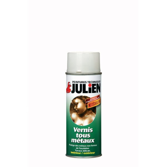 JULIEN AEROSOL VERNIS TOUS METAUX Brillant 400 ml