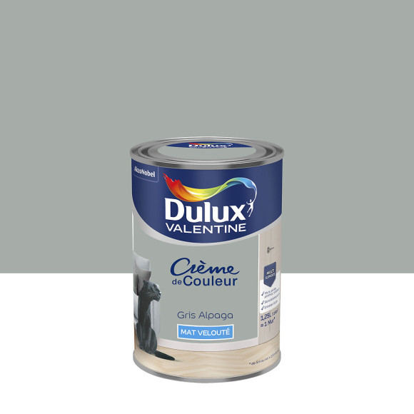 Peinture Crème de Couleur - Gris Alpaga - Mat - 125L