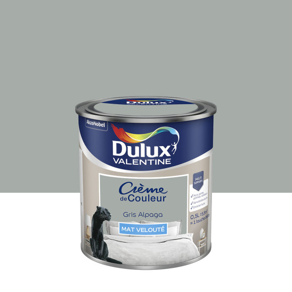 Peinture Crème de Couleur - Gris Alpaga - Mat - 05L