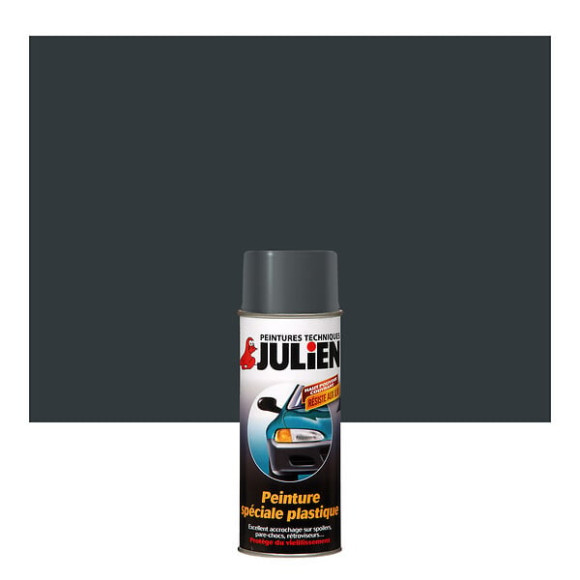 JULIEN AeROSOL Peinture Speciale Plastique Gris 400 ml