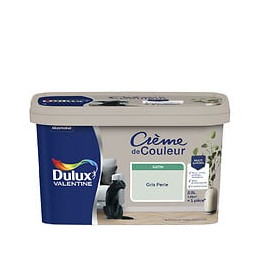 Peinture Crème de Couleur - Gris Perle - Satin - 25L