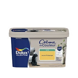 Peinture Crème de Couleur - Jaune Printemps - Satin - 25L