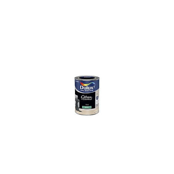 Peinture Crème de Couleur - Noir - Satin - 125L