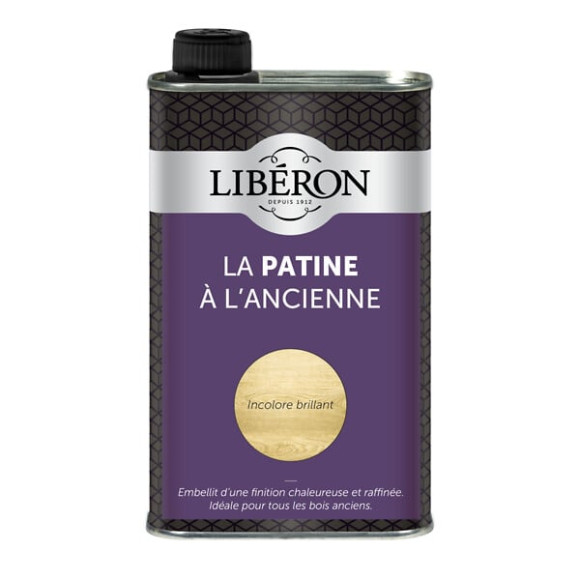 Patine à  l'ancienne Brillant Incolore Bidon 0.5l