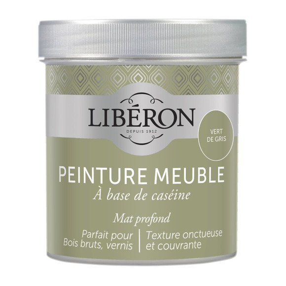 Peinture meuble Caseine - Vert de Gris - Mat - 05L