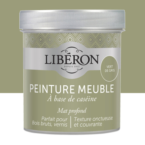 Peinture meuble Caseine - Vert de Gris - Mat - 05L