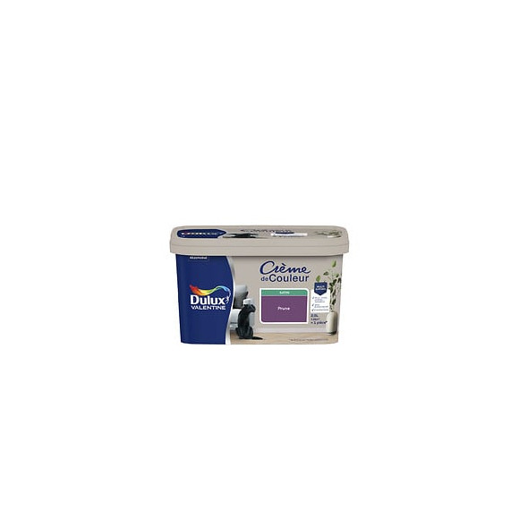 Peinture Crème de Couleur - Prune - Satin - 25L