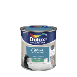 Peinture Crème de Couleur - Bleu Canard - Satin - 05L