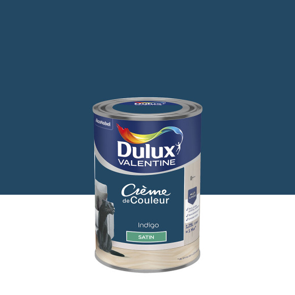 Peinture Crème de Couleur - Indigo - Satin - 125L