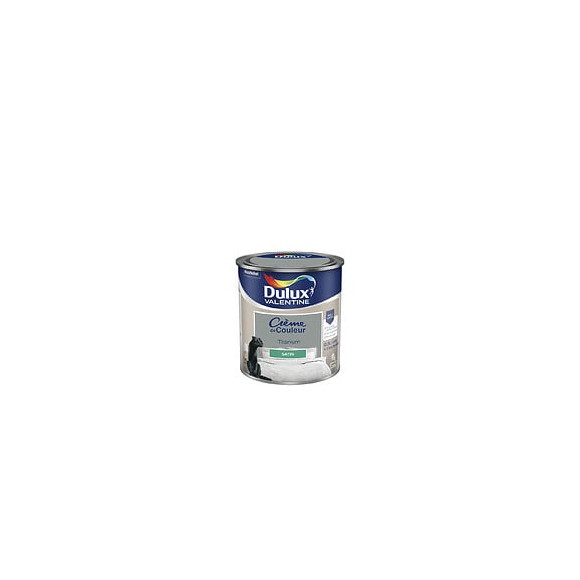 Peinture Crème de Couleur - Titanium - Satin - 05L