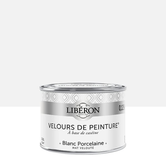 Velours de peinture - Blanc porcelaine - Mat - 125ml