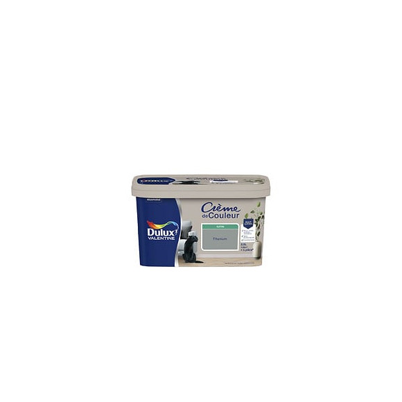 Peinture Crème de Couleur - Titanium - Satin - 25L