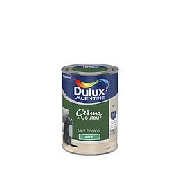 Peinture Crème de Couleur - Vert Tropical - Satin - 125L