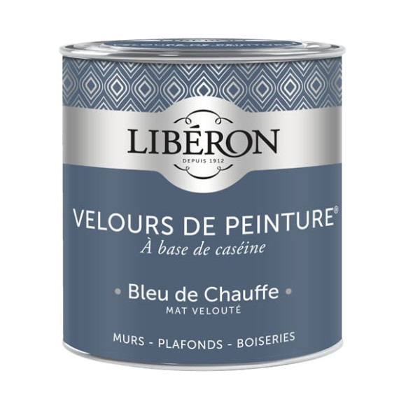 Velours de peinture - Bleu de chauffe - Mat - 05L