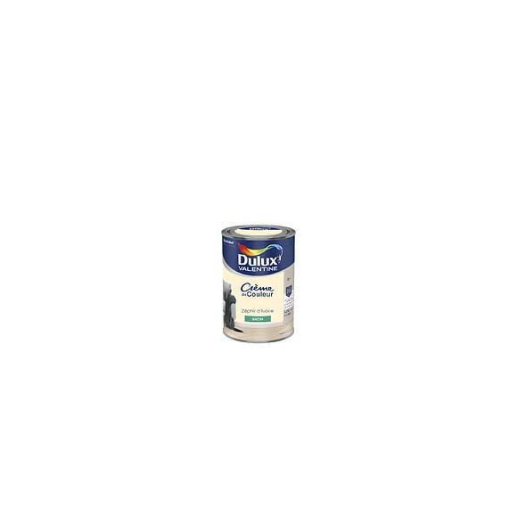 Peinture Crème de Couleur - Zéphir d'Ivoire - Satin - 125L