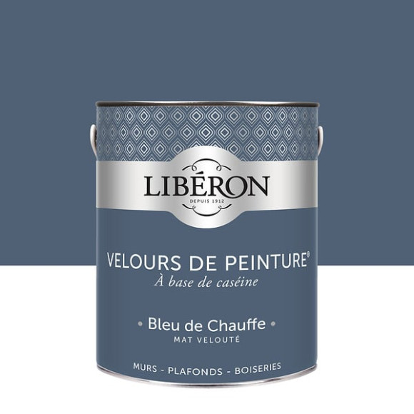 Velours de peinture - Bleu de chauffe - Mat - 25L