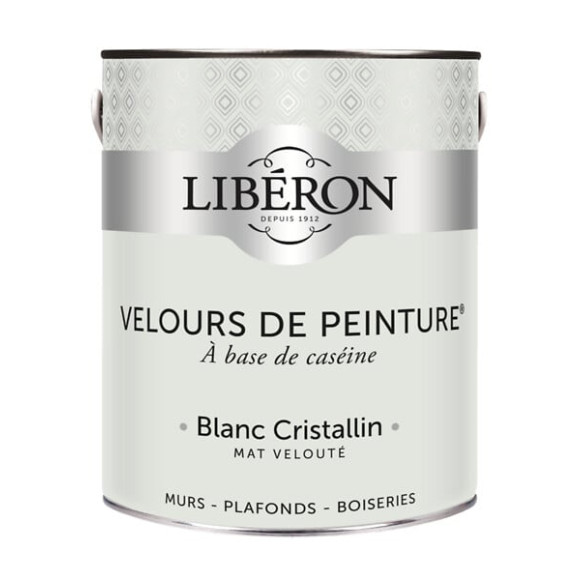 Velours de peinture - Blanc cristallin - Mat - 25L