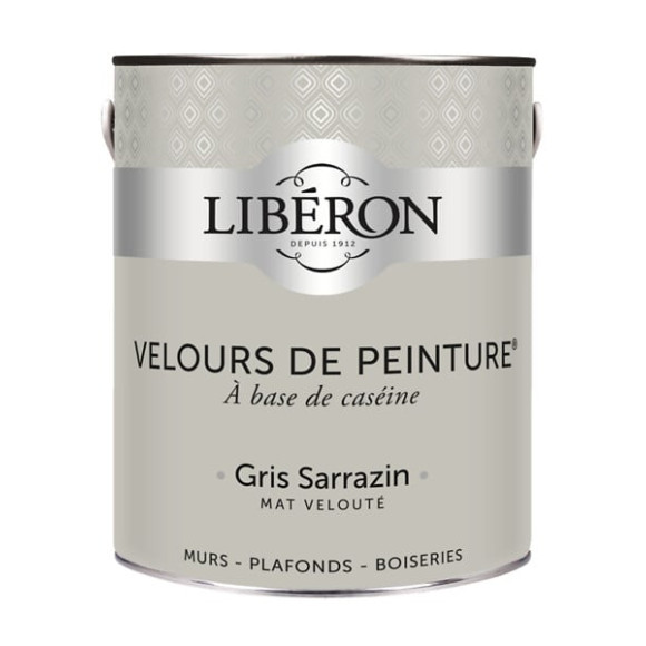 Velours de peinture - Gris sarrazin - Mat - 25L