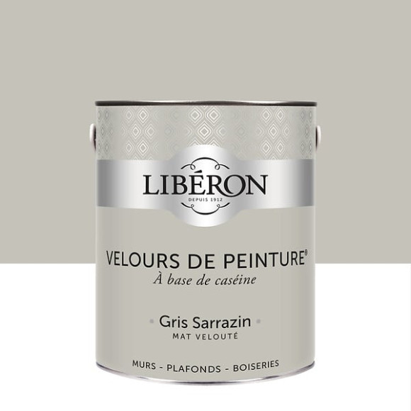 Velours de peinture - Gris sarrazin - Mat - 25L