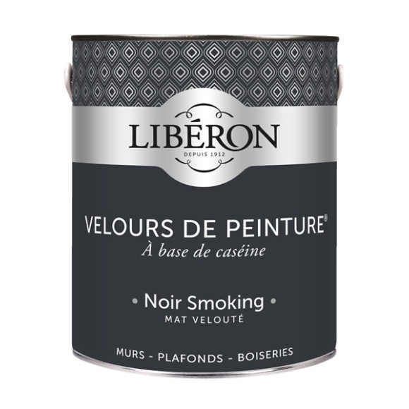 Velours de peinture - Noir smoking - Mat - 25L