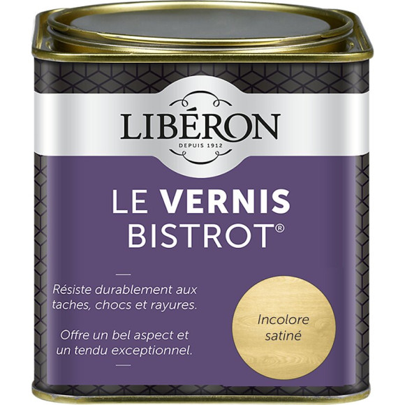 Vernis Bistrot Satin Incolore Pot 0.5l