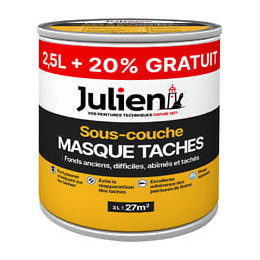 Peinture sous-couche - Multi-support - Blanc - Mat - 25L+20% gratuit