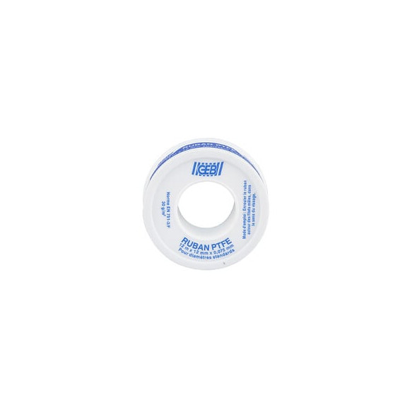 RUBAN PTFE STANDARD 12 mm x 12 m x 0075 - VRAC