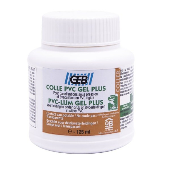 Colle PVC Gel Plus Ppl 125Ml GEB