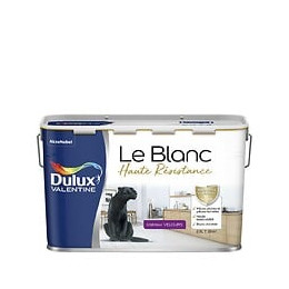 Peinture Le Blanc Haute Résistance Dulux Valentine Velours 2.5L