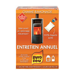 Entretien annuel bois charbon 3x250g