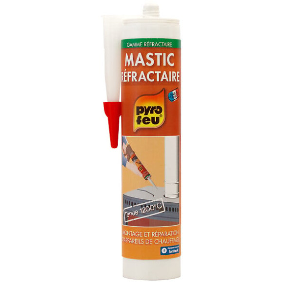 Mastic refractaire cartouche 310 ml