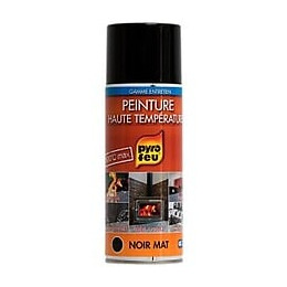 Peinture haute temperature noir mat