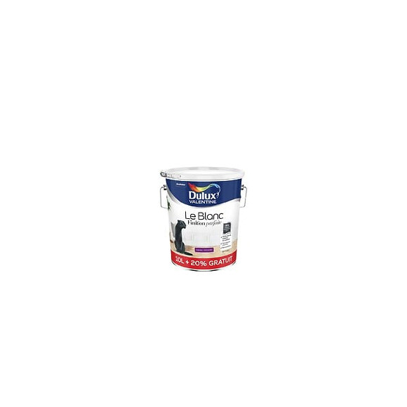 Peinture Le Blanc Finition Parfaite Dulux Valentine Velours 10L+20%