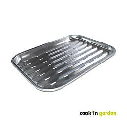 Plat antiflamme inox 34x24cm