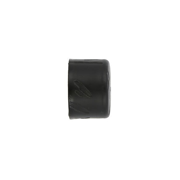 2 EMBOUTS METAL BOUCHON D.28mm NOIR MAT