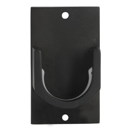 2 NAISSANCES METAL ENTRE MURS EASY FIX D.28mm NOIR MAT