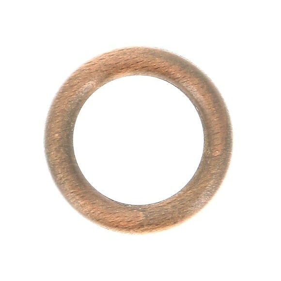 10 anneaux tringle à  rideaux diamètre 42mm bois chêne