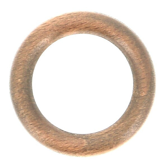 10 anneaux tringle à  rideaux diamètre 42mm bois chêne