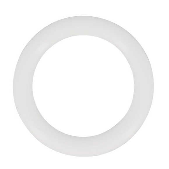 10 anneaux plastique D.70mm D.35 blanc