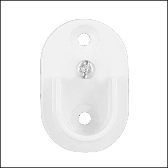 2 naissances metal dressing d16 blanc