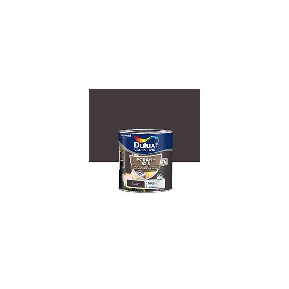 Peinture extérieure Bois Ecran+ Dulux Valentine Satin-Bois Brûlé 05 L