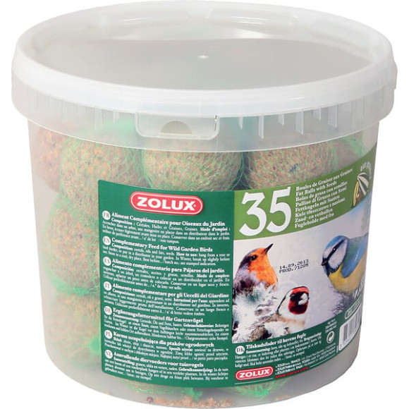 Seau de 35 boules de graisse de 90g