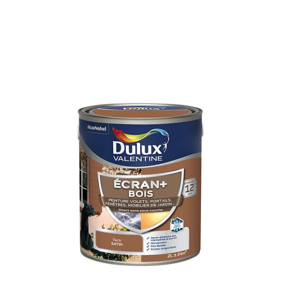 Peinture extérieure Bois Ecran+ - Teck   - 2L