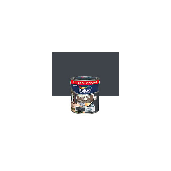 Peinture extérieure Bois Ecran+ Dulux Valentine G. Anthracite 2L + 20%