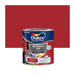 Peinture extérieure Fer Ecran+Dulux Valentine Bril-Rouge Agricole 05L