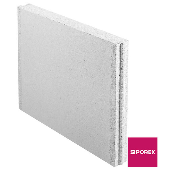 Carreau Béton Cellulaire SIPOREX 7-50 CXE - 625X500x70 - 68